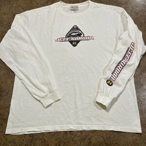 Vintage Y2k Jeff Gordon Long Sleeve T Shirt NASCAR Chase Authentics Racing XL